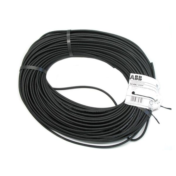 Wellrohr NW 4,5 PA6, Normalprofil UL94 V0, Aufmachung 100m-Ringe