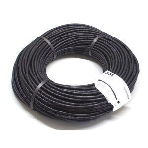 Wellrohr NW 7,5 PA6, Normalprofil UL94 V0, Aufmachung 100m-Ringe