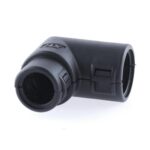 Wellrohr-Verbinder NW 13-10, 90°-Winkel, schwarz