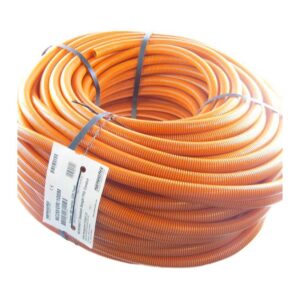 Wellrohr NW17, PA6, orange, Aufmachung 100m-Ringe