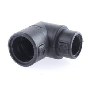 Wellrohr-Verbinder NW 17-13, 90°-Winkel, schwarz