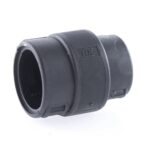Wellrohr-Verbinder NW 22-17, schwarz
