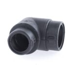 Wellrohr-Verbinder NW 22-17, 90°-Winkel, schwarz