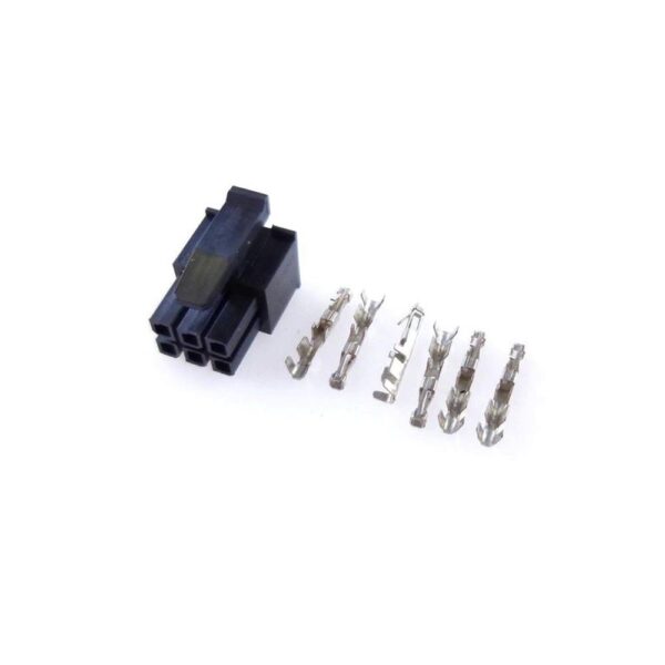 Anschlussset für CAN-Tastaturen bestehend aus: MATE-N-LOK 3mm Buchsengehäuse 6-polig, 6 Micro MATE-N-LOK Buchsenkontakt, 0,2-0,6 mm²