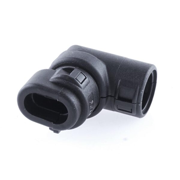 Wellrohranschluss für AMP Superseal, 90°, NW 10, 2-polig, CI12-90-AS2