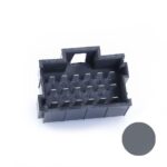 JPT-Messerleiste, 18-polig (3×6), PFT, Kodierung A, grau