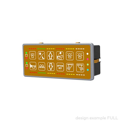 Bedienpanel pilot® 6.12, 12 Bedien-/Anzeigefelder