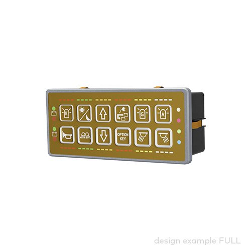 Bedienpanel pilot® 6.12, 12 Bedien-/Anzeigefelder