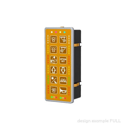 Bedienpanel pilot® 6.12, 12 Bedien-/Anzeigefelder