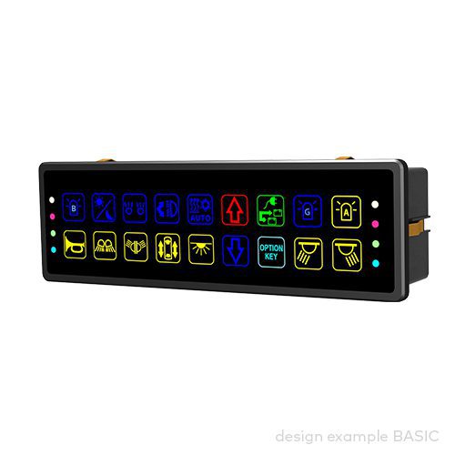 Bedienpanel pilot® 9.18, 18 Bedien-/Anzeigefelder