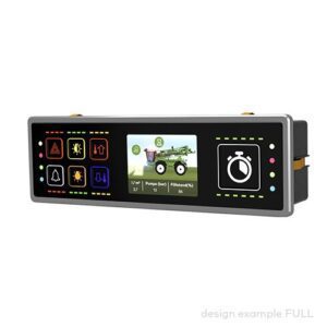 Bedienpanel pilot® 9.7 D, 7 Bedien-/Anzeigefelder, inkl. XL-Taste, TFT Display 2,4'' RGB, 320x240