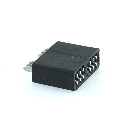 UniVal-Sicherungshalter, PFT, schwarz, 2-polig, 6 (2x3) Pins