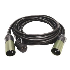 50mm² Verbindungsleitung, 2-polig, 24V, 2x Stecker und 1x Kupplung, Länge 3,5m