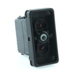 on>on Taster, 24V/15A, für Contura X, XI, XII, LED 1 rot, LED 2 rot