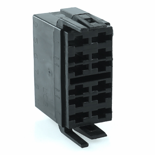 Steckhülsengehäuse für L-Serie LC3, 12-polig, schwarz