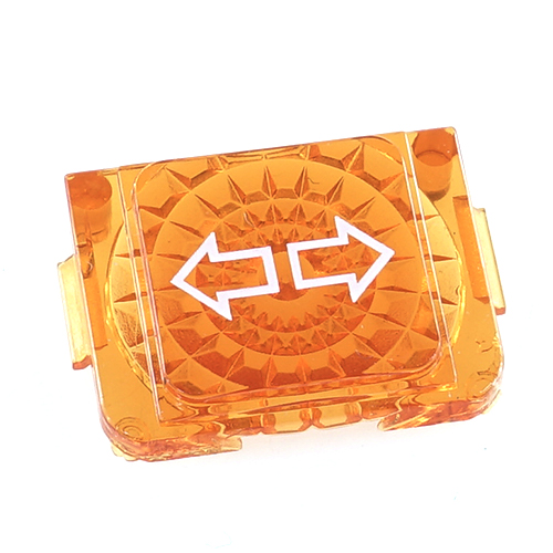 Kontrollleuchte: Linse, orange, Symbol "Fahrtrichtung"