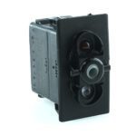 on-on Doppelschalter, 12V/20A,  für Contura II,III,IV,V, LED 1 rot, LED 2 grün mega hell
