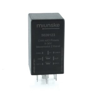 CAN mIO Polaris, Temperaturmessmodul ohne LEDs, 2Kanäle, 1x CAN-Interface, 1x OUT