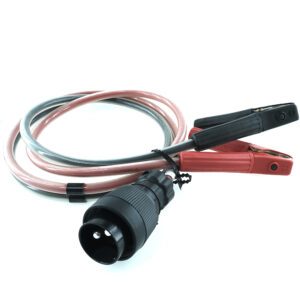 Starthilfekabel 35mm², 2-poliger Stecker 24V, 2 Polzangen, rot/schwarz, Länge 1,4 m