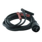 Starthilfekabel 35mm², 2-poliger Stecker 24V mit Schraubring, 2 Polzangen, rot/schwarz, Länge 5m